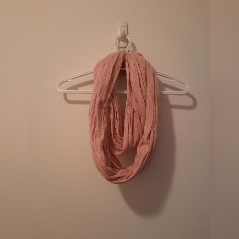 Pink Infinity Scarf